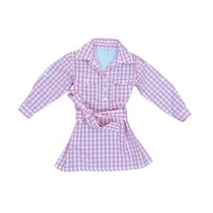 Prodoh (2T) Pink Fishing Shirt Dress